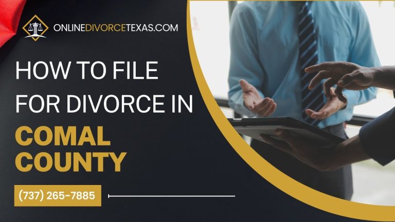 How to File for Divorce in Comal County?