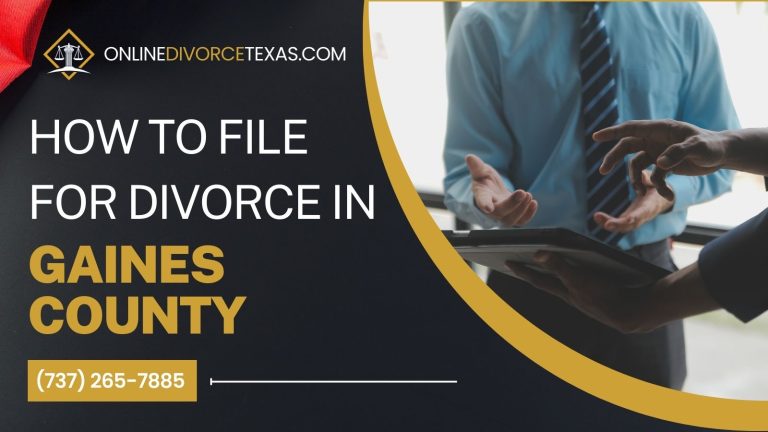 How to File for Divorce in Gaines County?