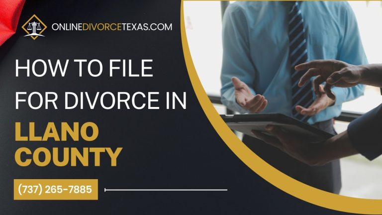 How to File for Divorce in Llano County?