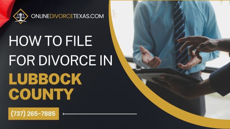 How to File for Divorce in Lubbock County?