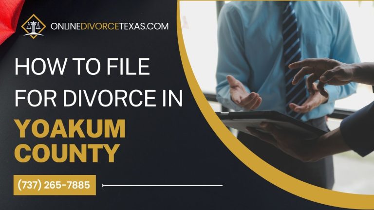 How to File for Divorce in Yoakum County?